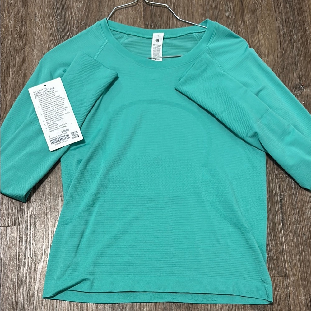 Lululemon Swifty tech long sleeve 2.0 *Race tropics tone